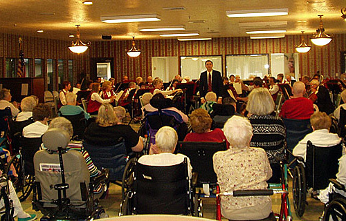 It's activity time at our senior care center in Spokane WA.