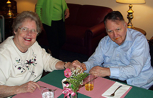 Dinner for two at our skilled nursing facility in Spokane WA.